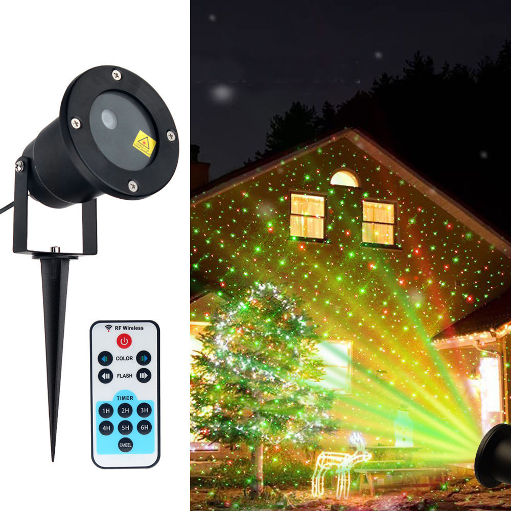 Best Outdoor Christmas Light Projector
 Christmas MOTION Star Light Laser LED Projector Outdoor