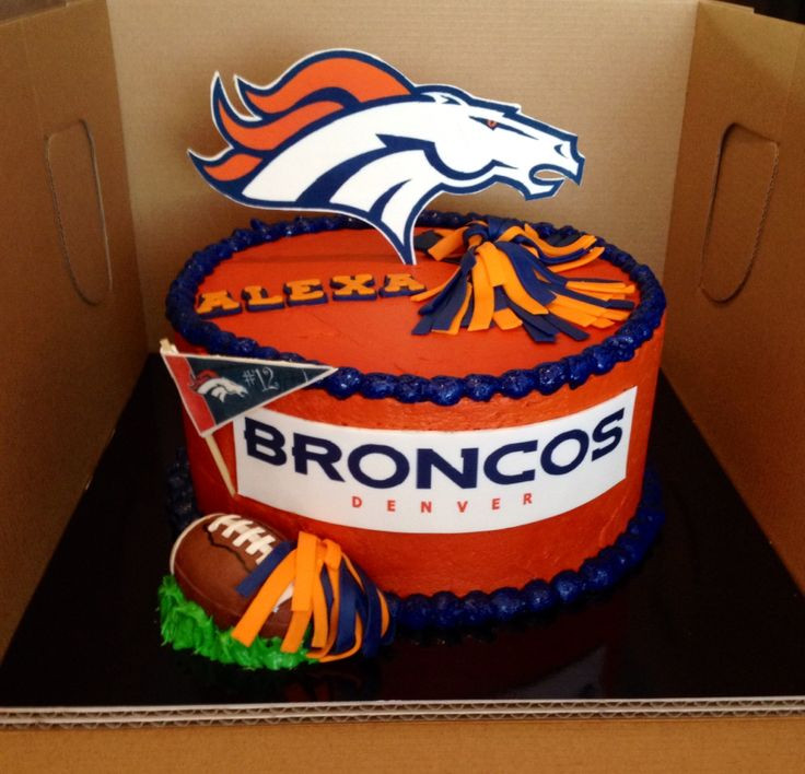 Birthday Party Ideas Denver
 25 best ideas about Denver broncos cake on Pinterest