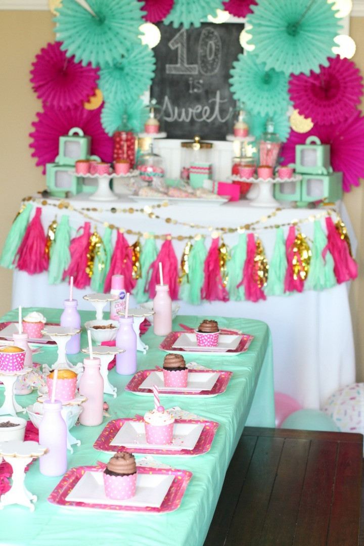 Birthday Party Ideas For Girls Age 10
 Cupcake Wars Birthday Party