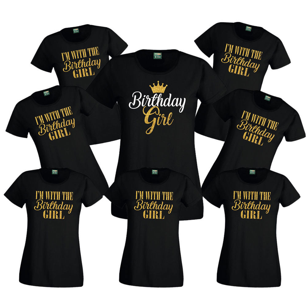 Birthday Party T Shirts Ideas
 Personalised Birthday Girl Squad T shirt La s Female