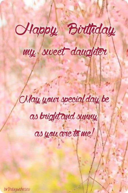 Birthday Wishes Quotes For Daughter
 Happy Birthday Wishes For Daughter From Mom And Dad