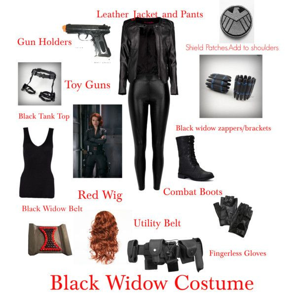 Black Widow Costume DIY
 DIY Black Widow Costume … Halloween
