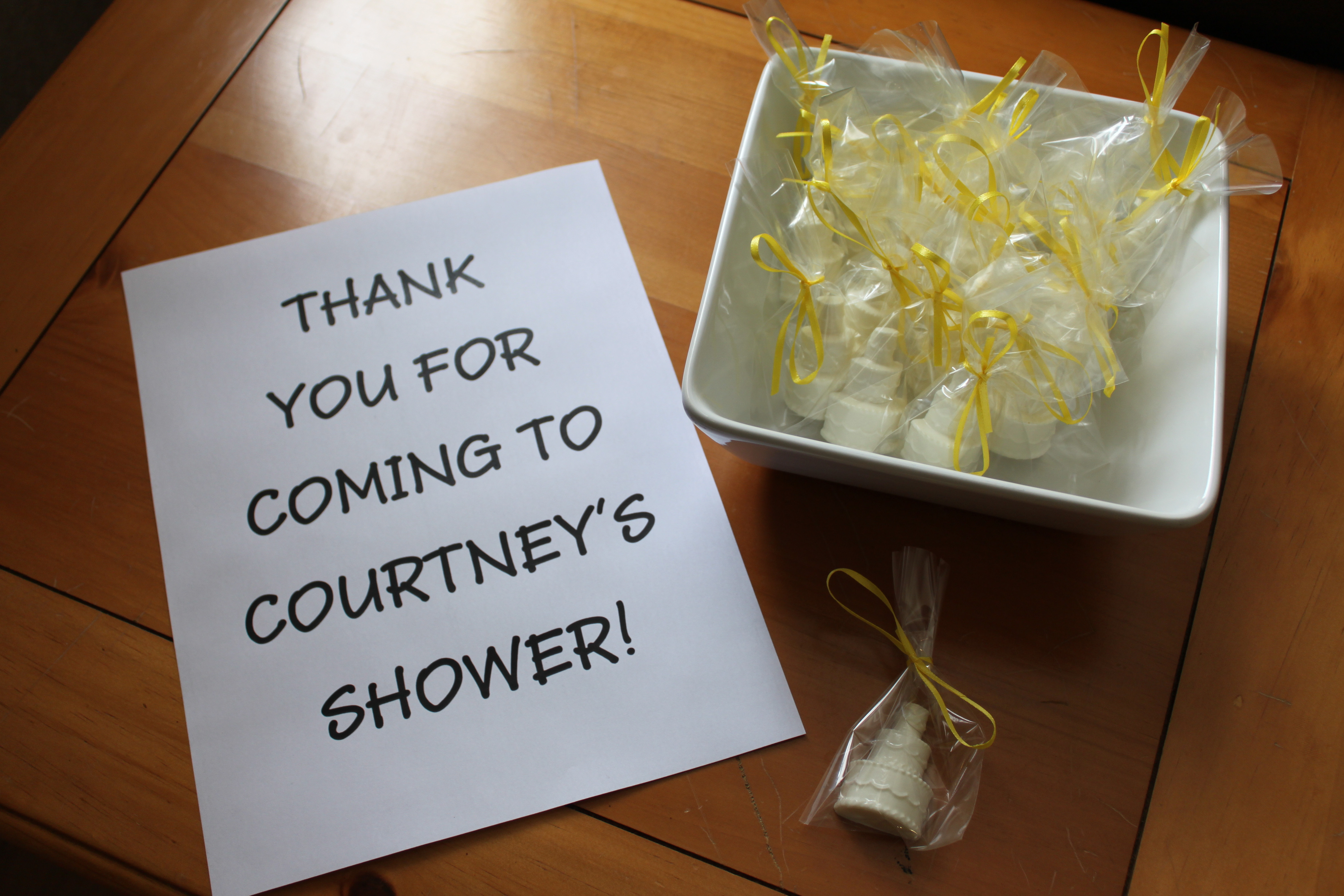 Bridal Shower Thank You Gift Ideas
 Courtney’s Bridal Shower Desserts