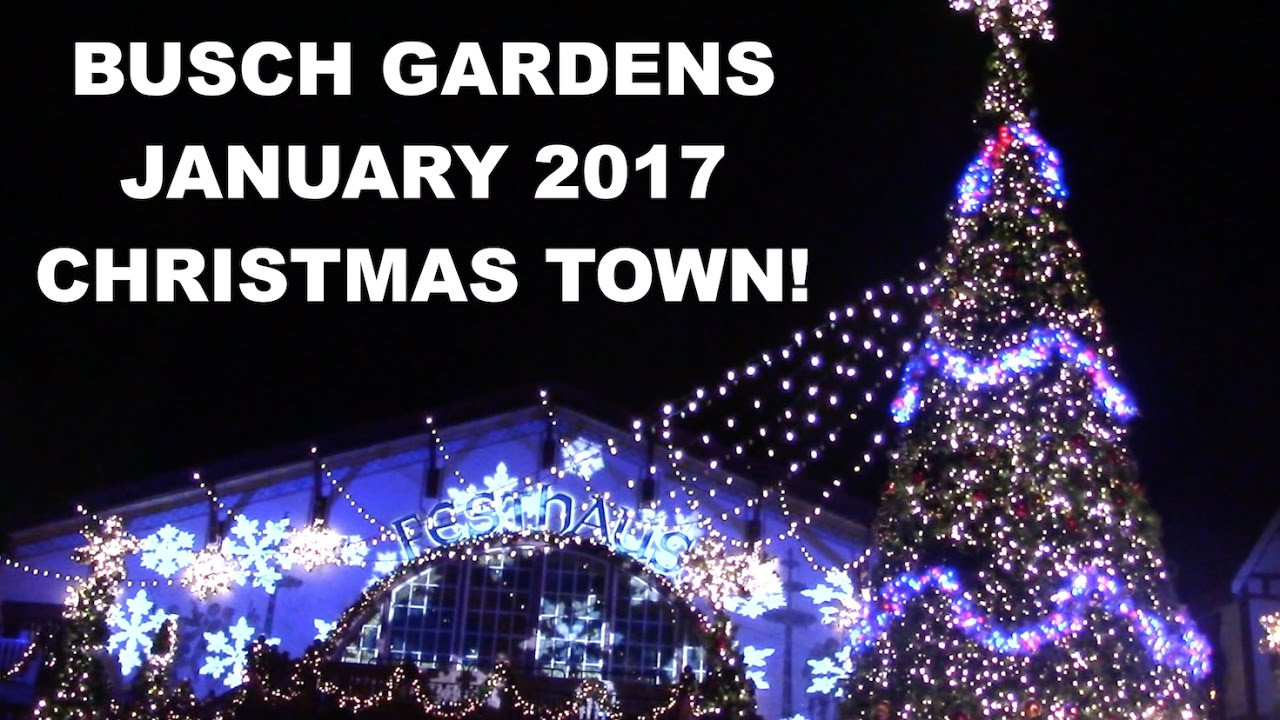 Busch Garden Christmas Town
 Busch Gardens Williamsburg Christmas Town 2017 Park