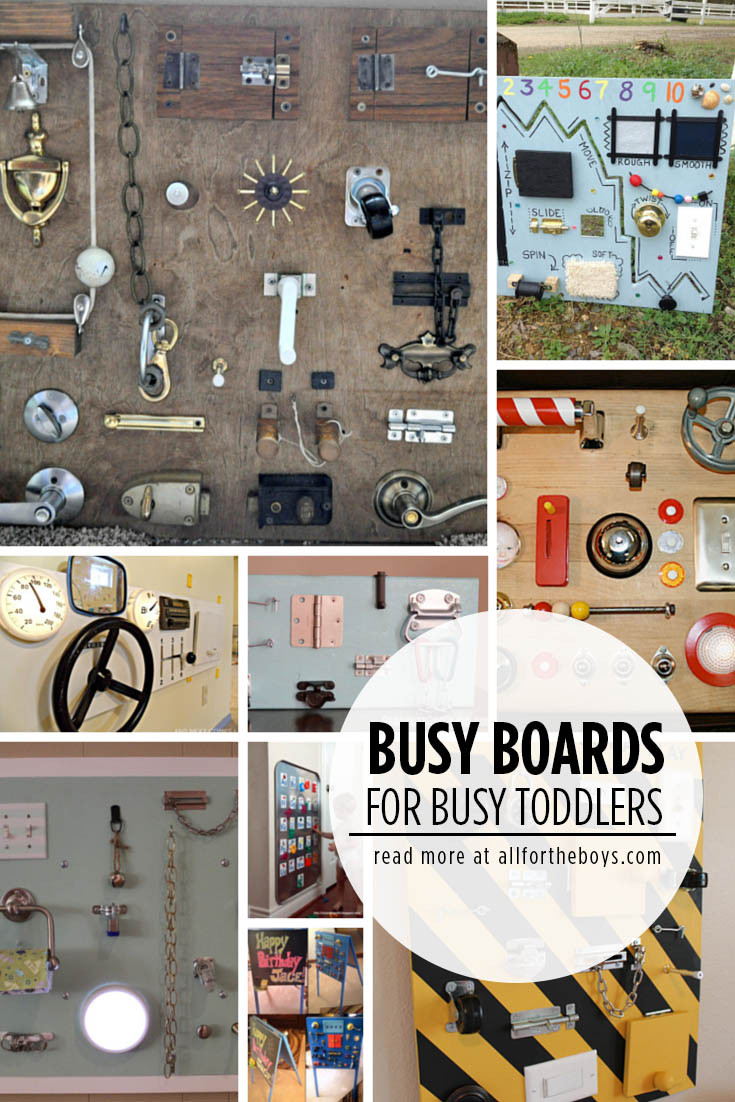 Busy Boards For Toddlers DIY
 Busy Boards for Busy Toddlers — All for the Boys