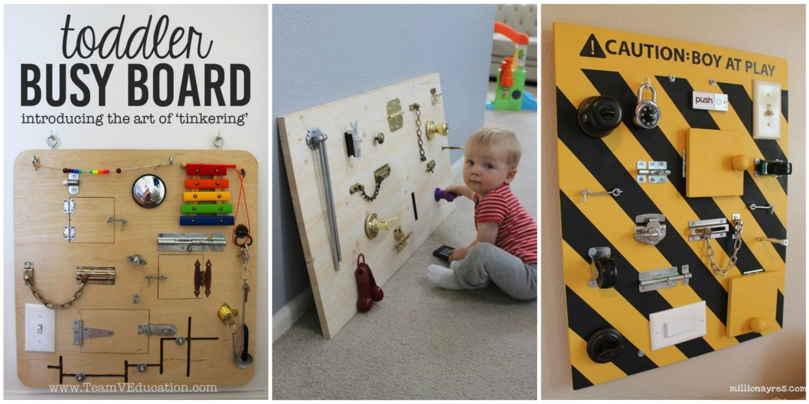 Busy Boards For Toddlers DIY
 This DIY Toddler Busy Board Will Keep Little es Busy for