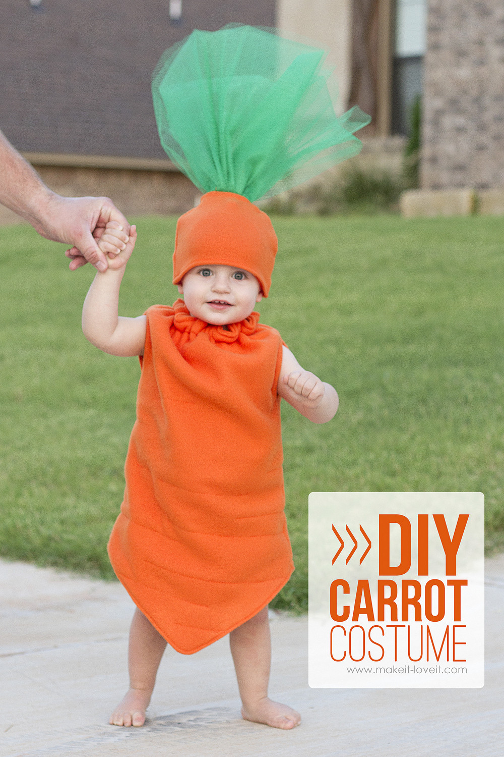 Carrot Costume DIY
 Last Minute "Little Bandit" Costume