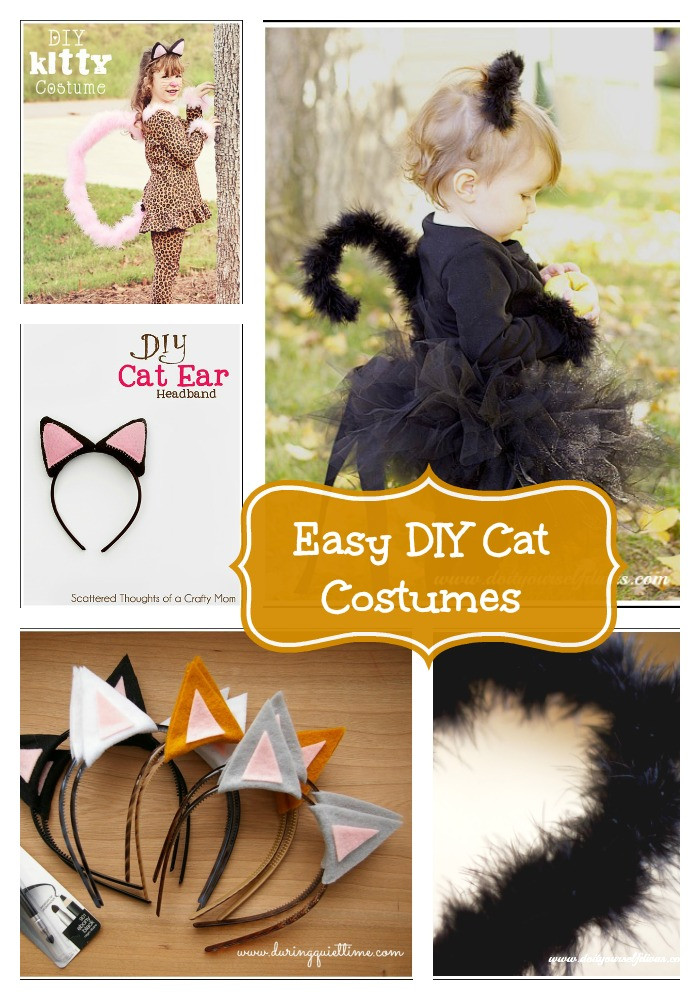 Cat Costume DIY
 Crayons and Collars – Life with Kids and Pets Easy DIY Cat