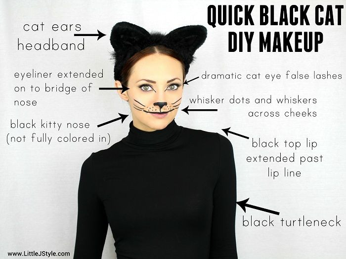 Cat Costume DIY
 Best 25 Cat halloween makeup ideas on Pinterest