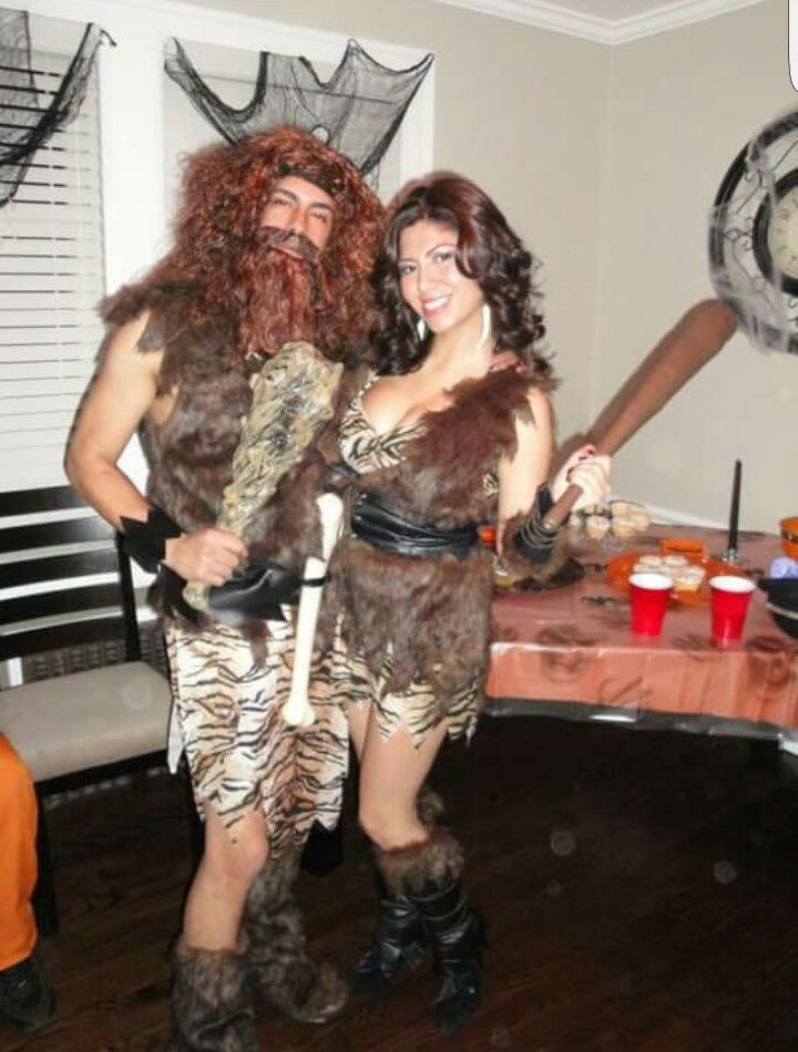 Caveman Costume DIY
 Caveman and cave woman couples costumes
