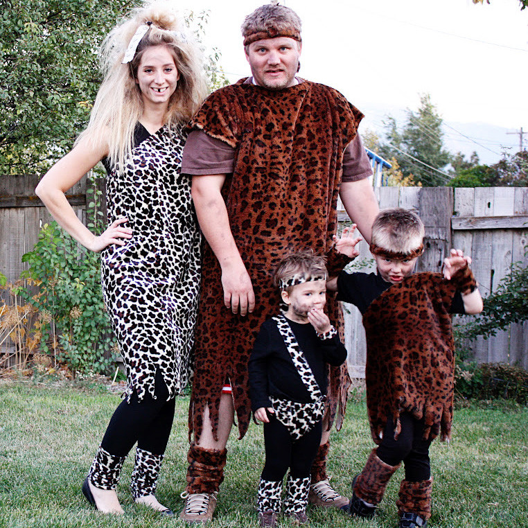 Caveman Costume DIY
 DIY Halloween Costumes for the Entire Family