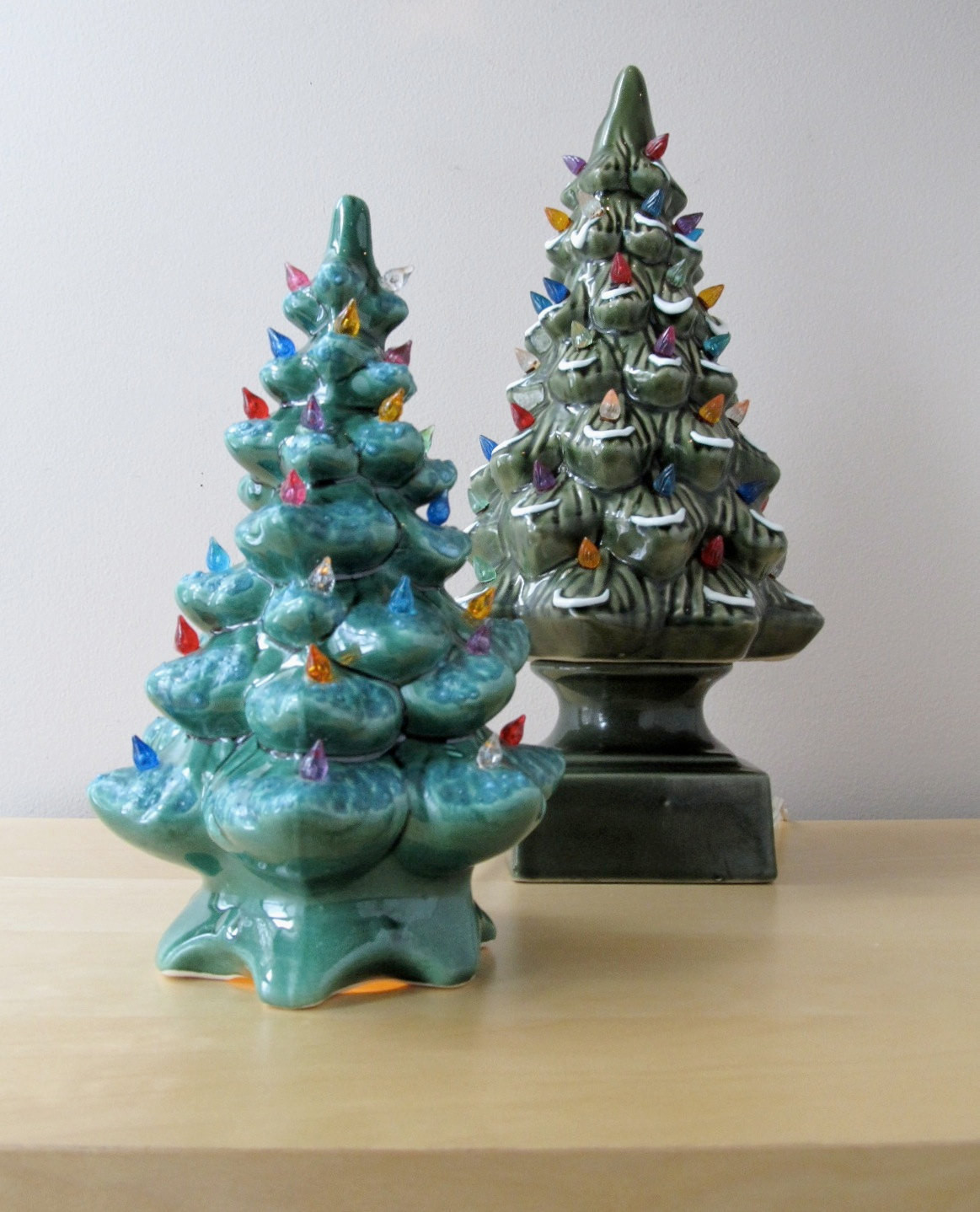 Ceramic Christmas Tree Lamp
 vintage ceramic christmas tree with lights HOLIDAY by