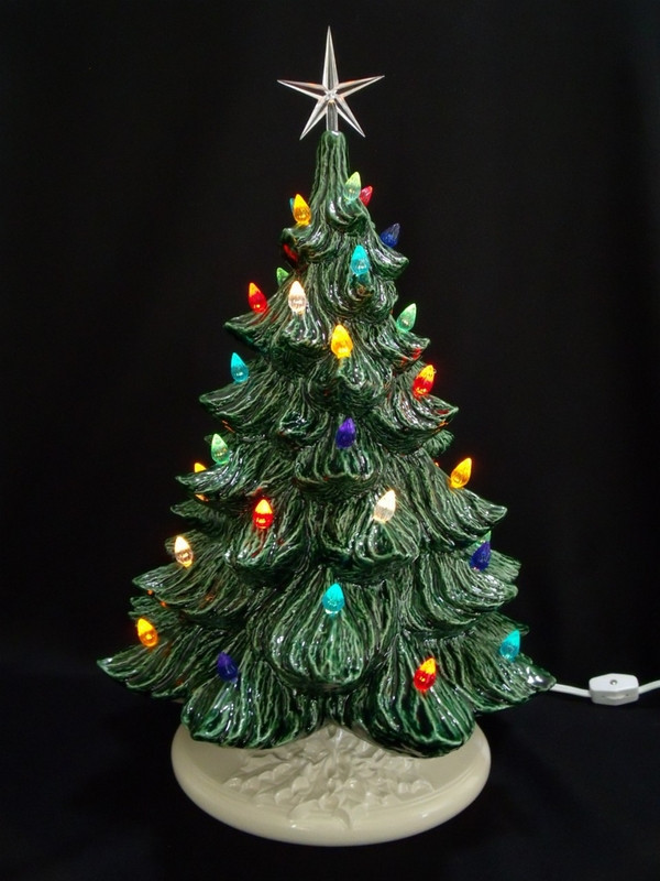 Ceramic Christmas Tree Lamp
 Ceramic Christmas tree – charming decorations with a