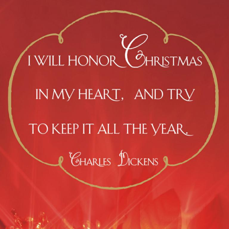 Charles Dickens Christmas Quotes
 a christmas reminder