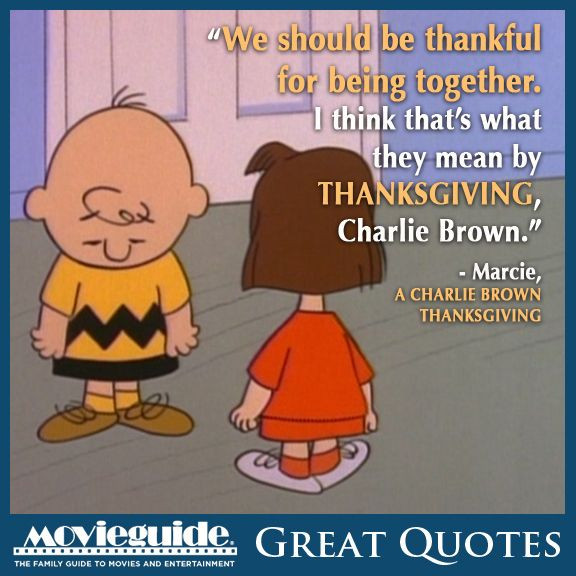 Charlie Brown Thanksgiving Quotes
 A CHARLIE BROWN THANKSGIVING