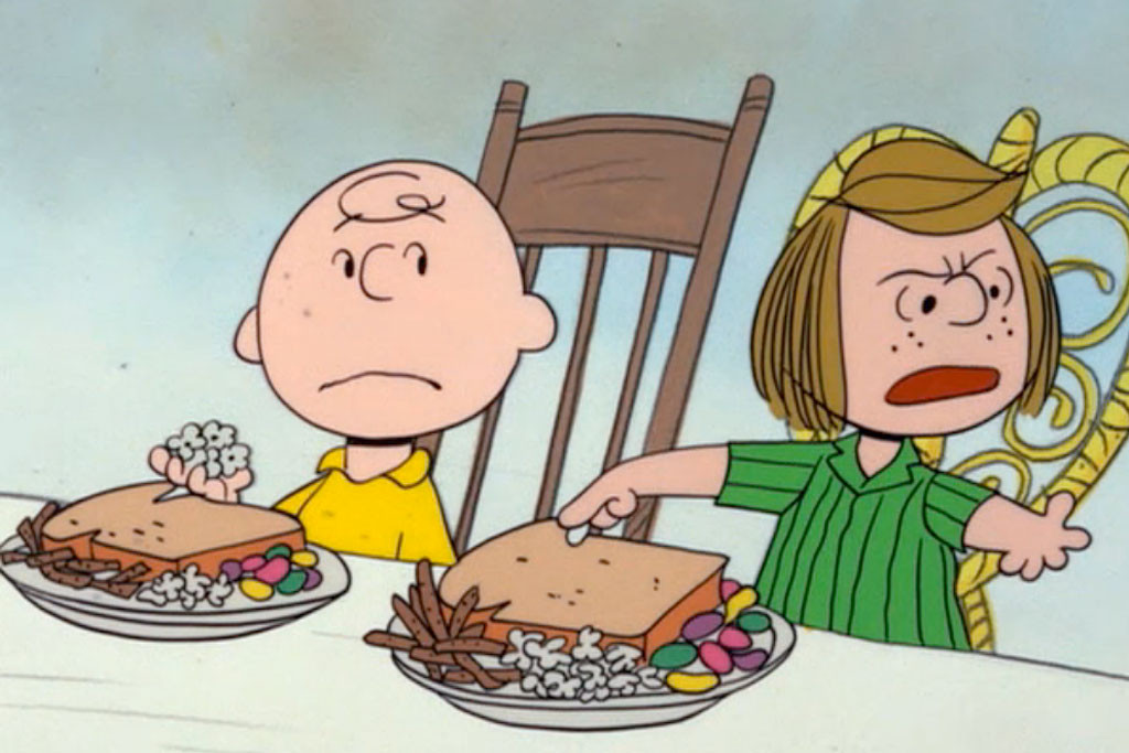 Charlie Brown Thanksgiving Table
 Ultimate Guide to Thanksgiving TV 2013