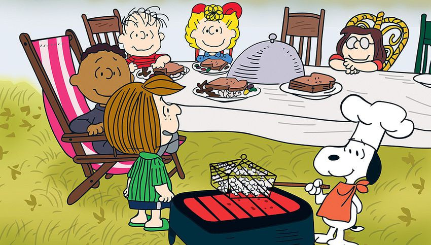Charlie Brown Thanksgiving Table
 ‘A Charlie Brown Thanksgiving’ 1973 A fun warm up to
