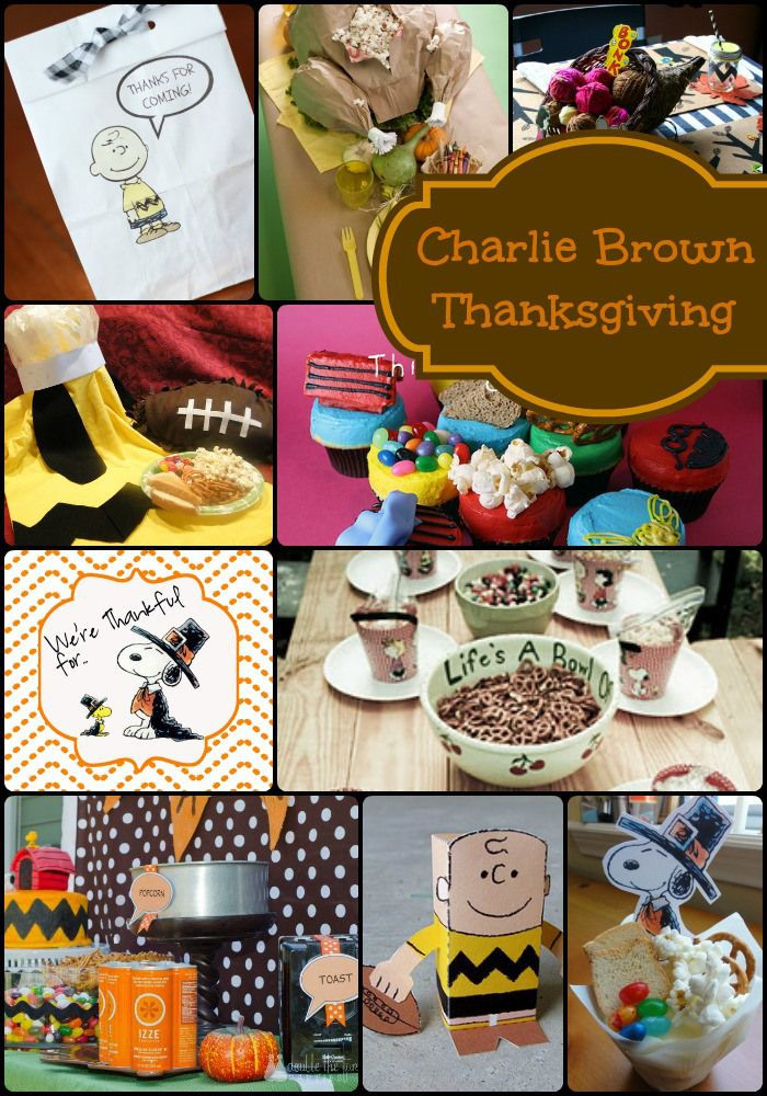 Charlie Brown Thanksgiving Table
 How to Host a Charlie Brown Thanksgiving Party
