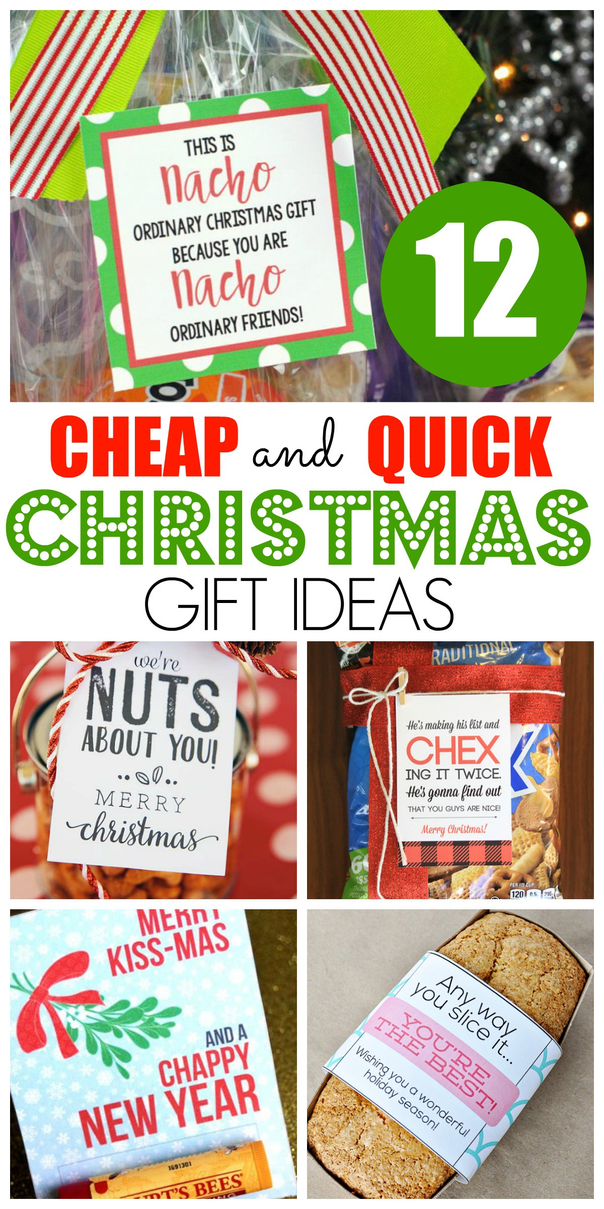 Cheap Christmas Gift Ideas
 12 Cheap and Quick Christmas Gift Ideas Happy Home Fairy