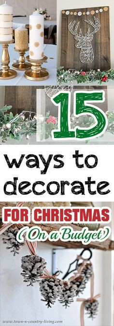 Cheap Christmas Home Decor
 1000 ideas about Cheap Christmas Decorations on Pinterest