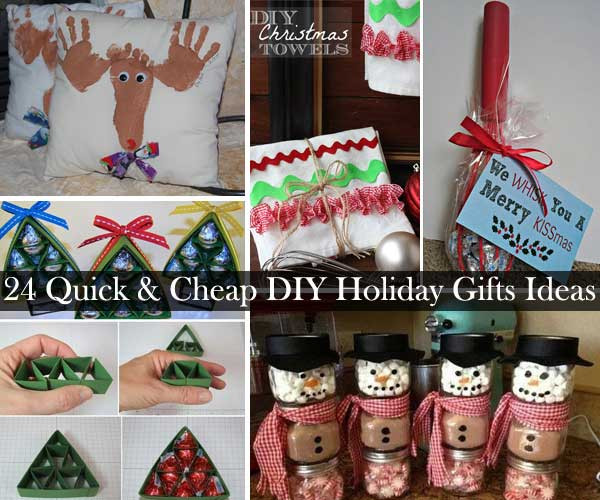 Cheap Homemade Christmas Gift Ideas
 24 Quick and Cheap DIY Christmas Gifts Ideas