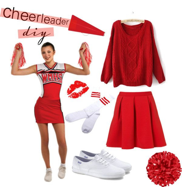 Cheerleader Costumes DIY
 "Cheerleader DIY Costume" by contrary to ordinary on