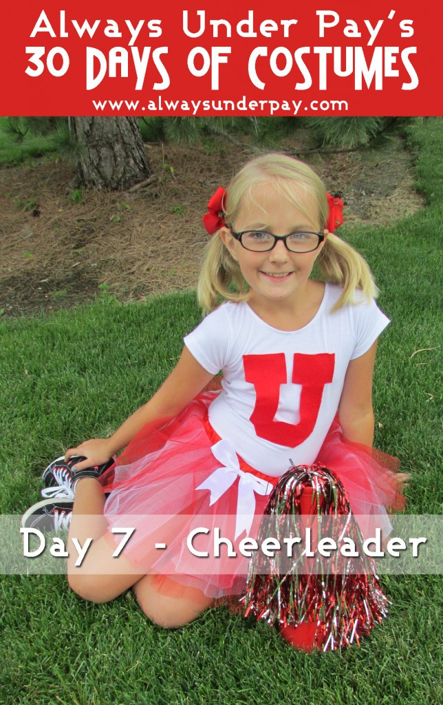 Cheerleader Costumes DIY
 Day 7 – Cheerleader DIY Halloween Costume Tutorial Cheap