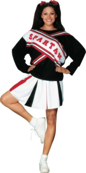 Cheerleader Costumes DIY
 SNL Spartan Cheerleader Costume for Women Party City