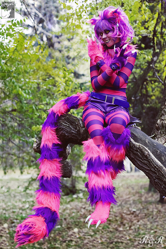 Cheshire Cat Costume DIY
 random disney Awesome cosplay makeup Alice In Wonderland