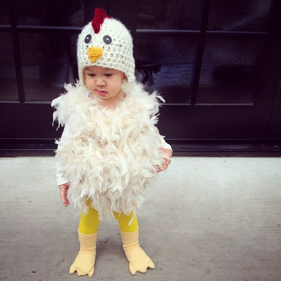 Chicken Costume DIY
 DIY little chicken costume