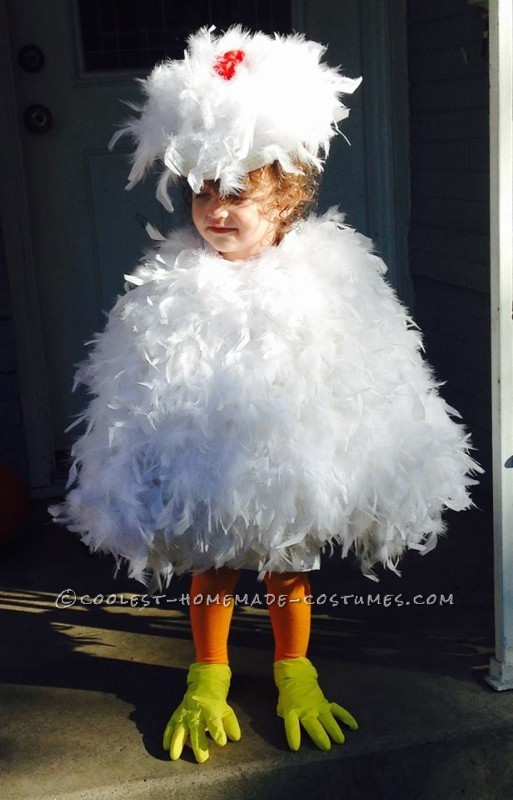 Chicken Costume DIY
 Cutest Toddler DIY Chicken Costume on a Bud