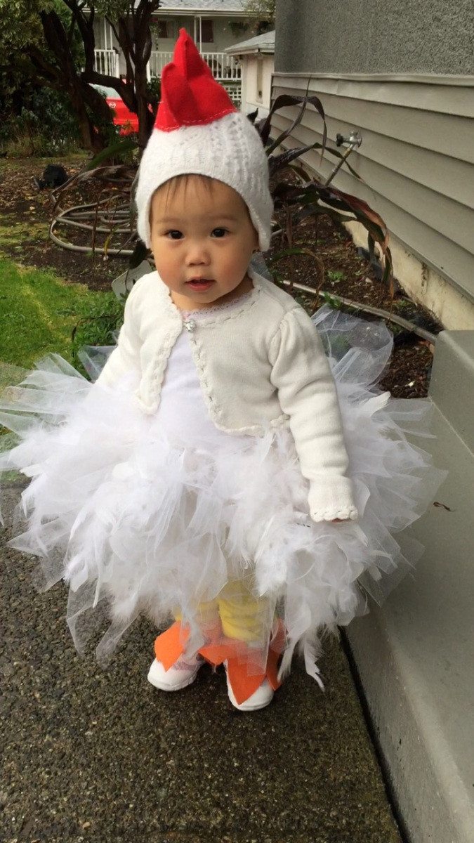 Chicken Costume DIY
 DIY Toddler Chicken Costume with Template – The Fancy Fiasco