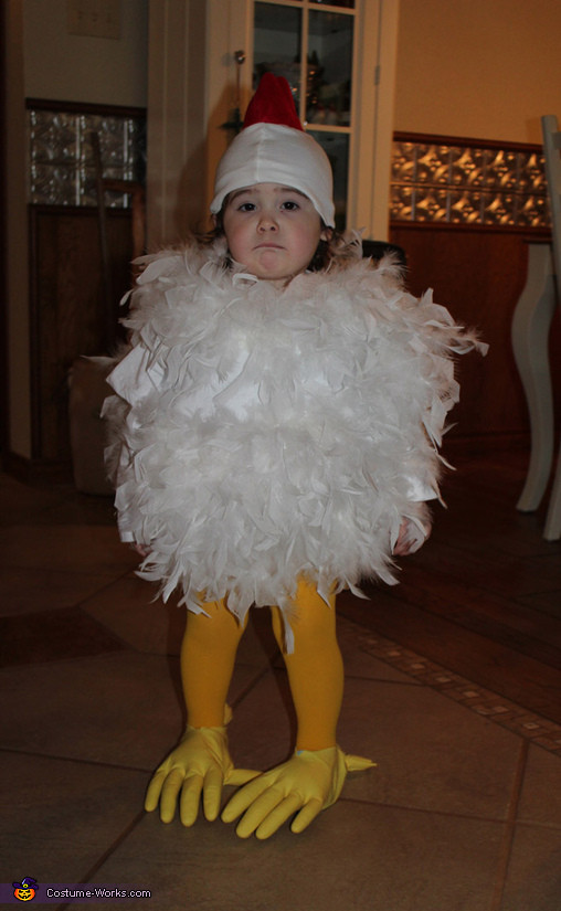 Chicken Costume DIY
 Homemade Chick Costume for Babies