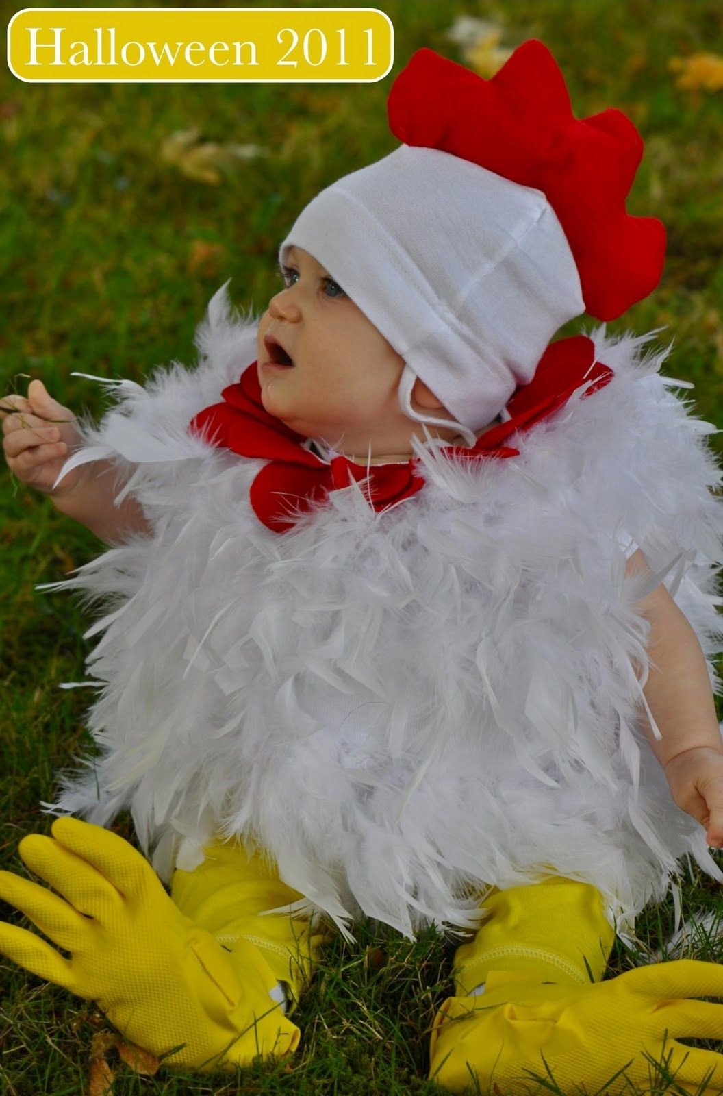 Chicken Costume DIY
 DIY Halloween costume for baby and toddler chicken