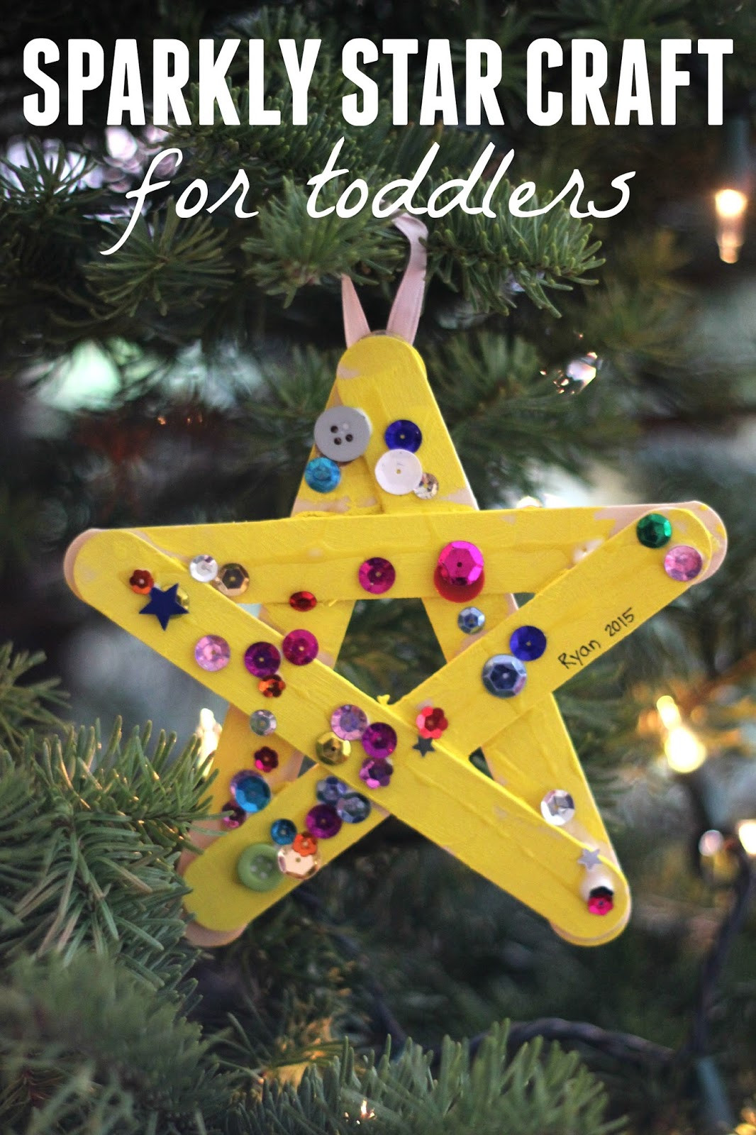 Child Christmas Craft Ideas
 Toddler Approved Sparkly Star Craft for Toddlers