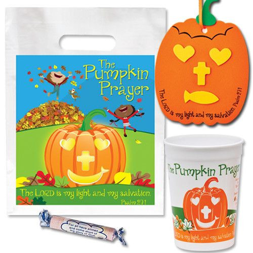Christian Halloween Party Ideas
 Christian Halloween Pumpkin Prayer Party Pack With Cup Bag