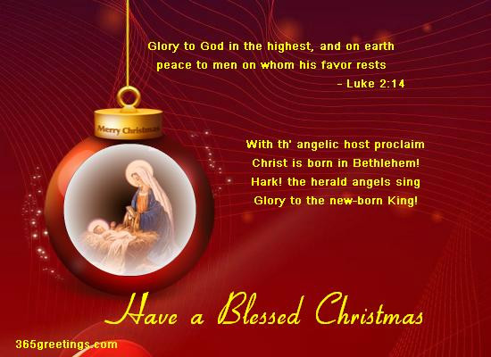 Christian Quote About Christmas
 Christian Christmas Card Messages Easyday