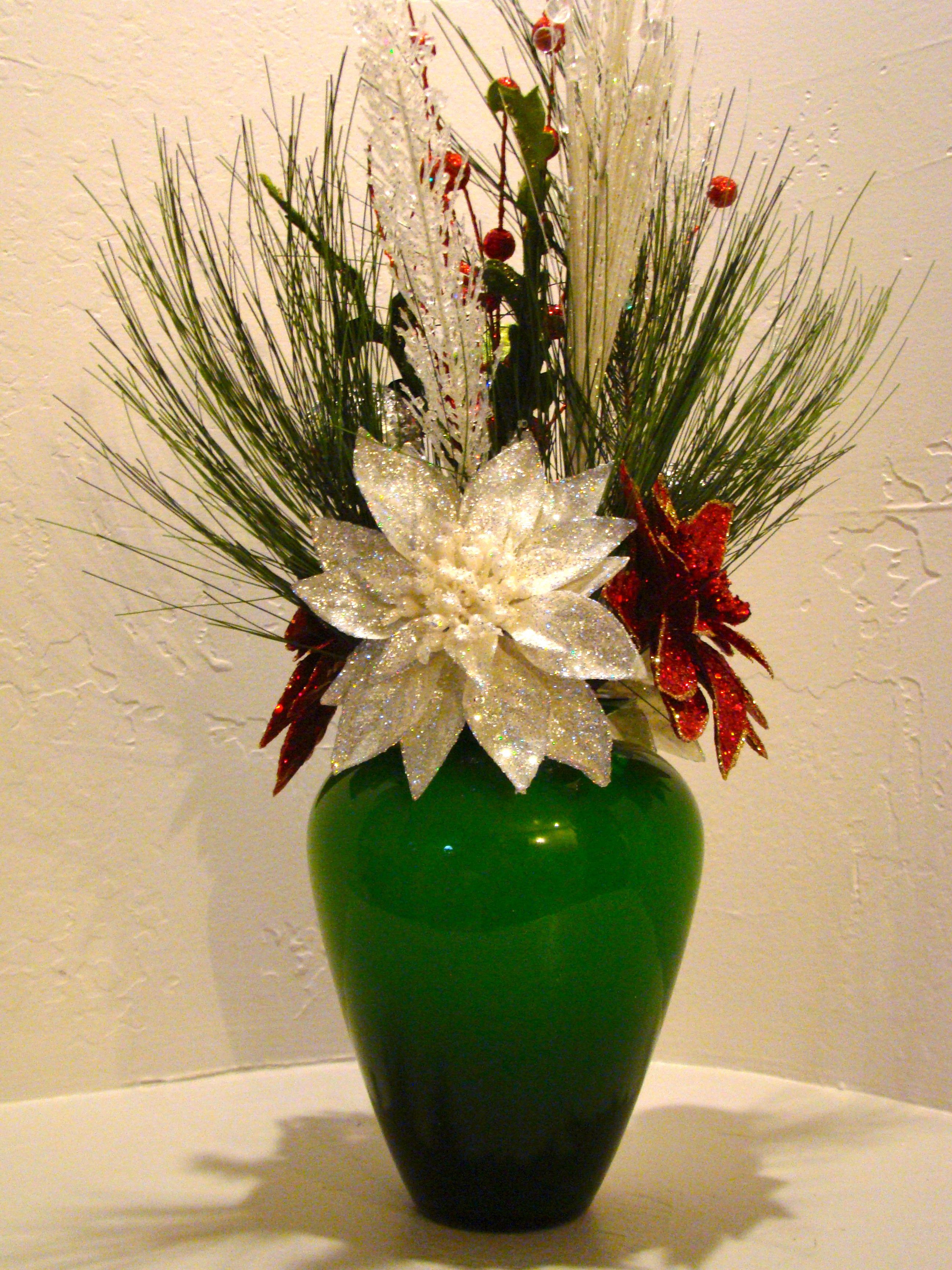Christmas Artificial Flower Arrangements
 CHRISTMAS SILK FLORAL ARRANGEMENT 3003
