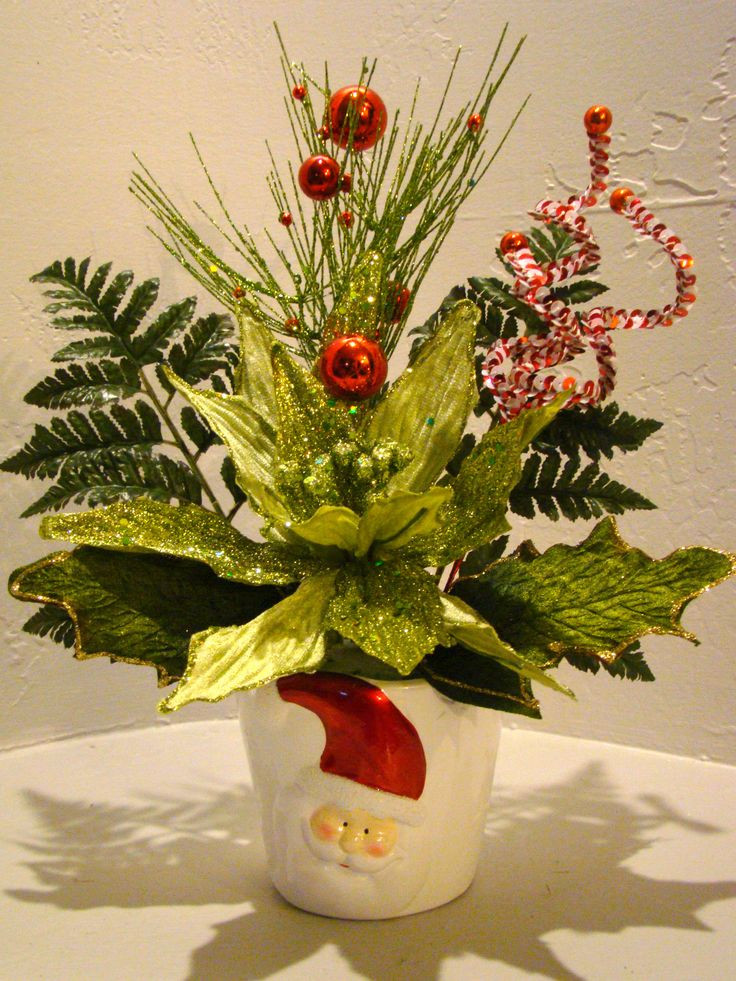 Christmas Artificial Flower Arrangements
 17 Best images about Christmas florals on Pinterest
