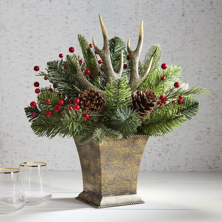 Christmas Artificial Flower Arrangements
 242 best Decor Seasonal & Holiday Decorations images