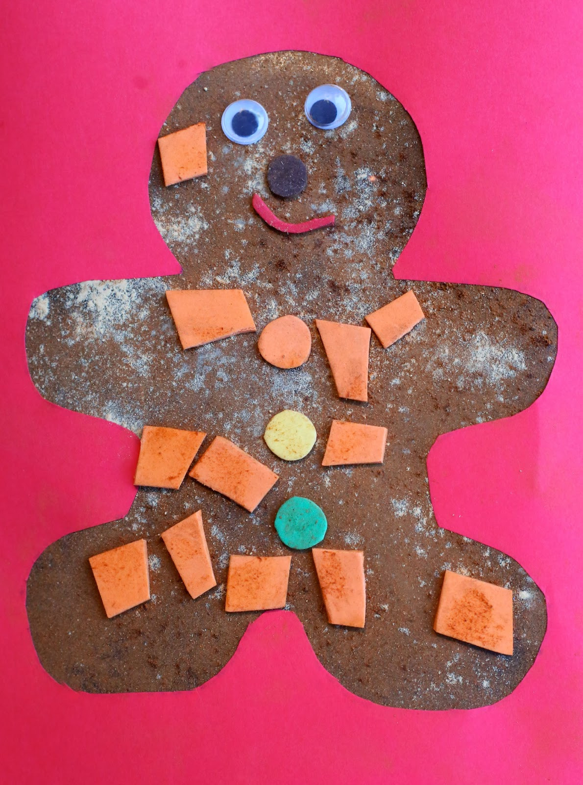 Christmas Arts And Crafts For Preschoolers
 Christmas Craft for Kids Scented Gingerbread Man Art