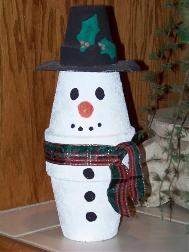 Christmas Arts And Crafts For Preschoolers
 christmas crafts make a snowman out of a cup Dump A Day
