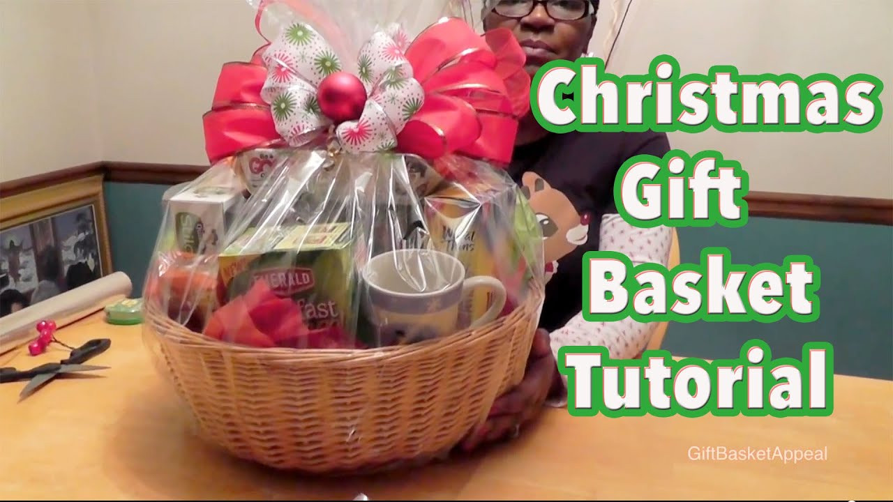 Christmas Basket DIY
 DIY Gift Basket Tutorial Christmas Gift Basket