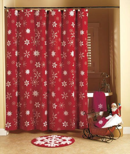 Christmas Bathroom Curtains
 1000 ideas about Christmas Shower Curtains on Pinterest