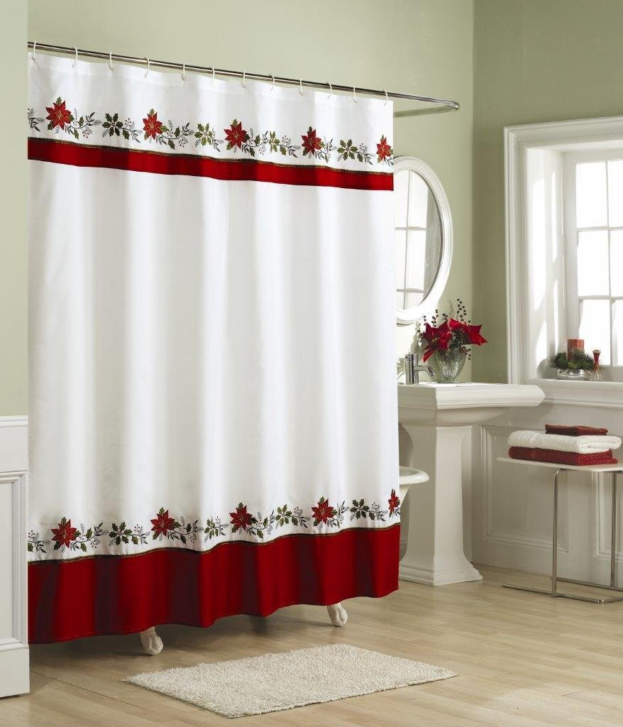 Christmas Bathroom Curtains
 20 Christmas Shower Curtains Decorations ideas 2018 UK