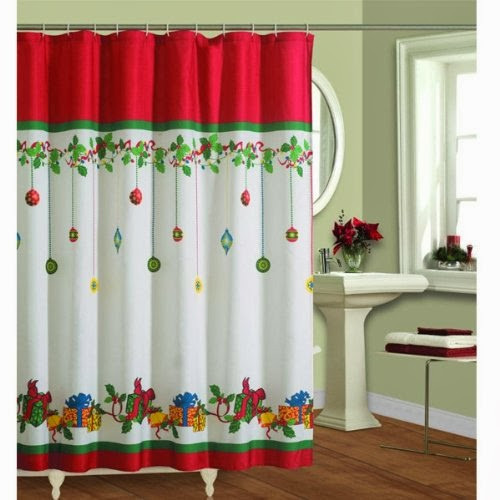 Christmas Bathroom Curtains
 Bathroom Bliss by Rotator Rod Changing Seasons Easy
