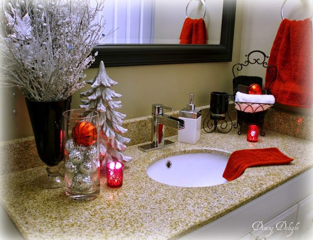 Christmas Bathroom Decor Ideas
 Top 35 Christmas Bathroom Decorations Ideas