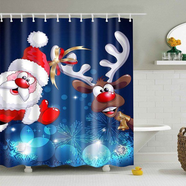 Christmas Bathroom Decor Set
 Best 25 Christmas shower curtains ideas on Pinterest