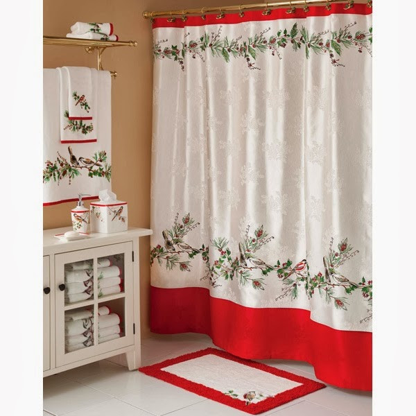 Christmas Bathroom Decor Sets
 Shabby in love Bathroom decorating ideas for Christmas