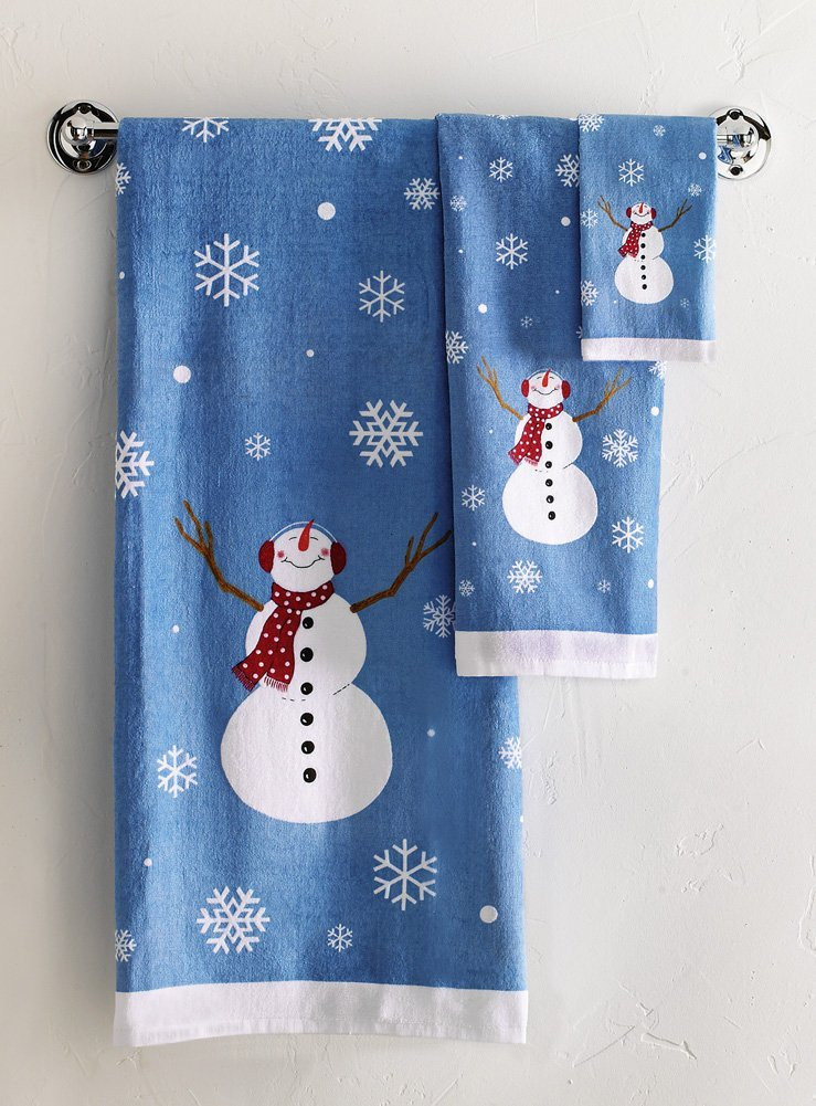 Christmas Bathroom Hand Towels
 Awesome Christmas Bathroom Decoration